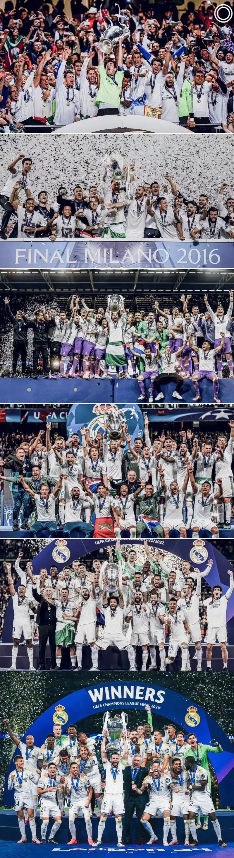 因为夺冠失败 皇马还未发布上赛季欧冠纪录片